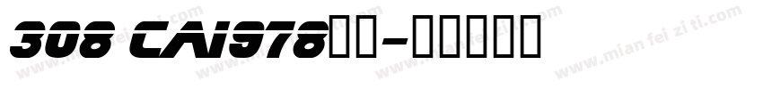 308 cai978字体字体转换